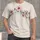 Pink Cherry Blossom Peace Lettering for Calm Everyday Casual Wear and Nature Lovers All-over Print Unisex T-shirt - 1