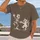 Dancing Skeleton And Playful Cat For Casual Everyday Wear And Cartoon Lovers All-over Print Unisex T-shirt - 2