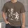 Dancing Skeleton And Playful Cat For Casual Everyday Wear And Cartoon Lovers All-over Print Unisex T-shirt - 1
