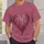Abstract Thorn Heart in Dusty Rose for Everyday Alternative Style All-over Print Unisex T-shirt - 6