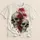 Cracked Skull And Red Spider Lilies For Dark Streetwear, Casual Days And Night Out All-over Print Unisex T-shirt - 5