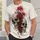 Cracked Skull And Red Spider Lilies For Dark Streetwear, Casual Days And Night Out All-over Print Unisex T-shirt - 6