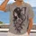 Butterfly Girl and Floral Portrait for Everyday Streetwear and Casual Weekend Outings All-over Print Unisex T-shirt - 2