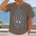 Blue Hamsa Hand Evil Eye Symbol for Mindful Everyday Wear and Spiritual Gift Giving All-over Print Unisex T-shirt - 2