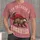Red-Caped Badger Adventure for Nature Lovers, Casual Days, and Outdoor Fun All-over Print Unisex T-shirt - 1