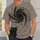 Cosmic Vortex Silhouette for Stargazing Nights and Everyday Casual Wear for Space Fans All-over Print Unisex T-shirt - 6