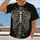 Rib Cage with Growing Botanical Stems for Alternative Nature Lovers All-over Print Unisex T-shirt - 2