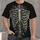 Rib Cage with Growing Botanical Stems for Alternative Nature Lovers All-over Print Unisex T-shirt - 1
