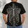 Rib Cage with Growing Botanical Stems for Alternative Nature Lovers All-over Print Unisex T-shirt - 4
