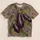 Aubergine and Botanical Vine Motifs for Everyday Casual Wear and Garden Lovers All-over Print Unisex T-shirt - 5