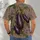 Aubergine and Botanical Vine Motifs for Everyday Casual Wear and Garden Lovers All-over Print Unisex T-shirt - 4