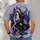 Silver-Haired Anime Hero on Neon City Rooftop for Streetwear Fans and Night Owls All-over Print Unisex T-shirt - 4