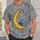 Golden Crescent Moon and Blue Bird for Dreamy Nighttime Casual Wear for All Ages All-over Print Unisex T-shirt - 6