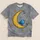 Golden Crescent Moon and Blue Bird for Dreamy Nighttime Casual Wear for All Ages All-over Print Unisex T-shirt - 5