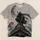 Hooded Rooftop Ninja Beneath a Crescent Moon for Everyday Streetwear Fans All-over Print Unisex T-shirt - 5