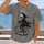 Grim Reaper Riding Bicycle for Casual Streetwear and Halloween Season Enthusiasts All-over Print Unisex T-shirt - 2