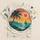 Sunset Sailboat Ocean Scene for Coastal Getaways and Summer Adventures All-over Print Unisex T-shirt - 5