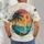 Sunset Sailboat Ocean Scene for Coastal Getaways and Summer Adventures All-over Print Unisex T-shirt - 4