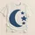 Denim Crescent Moon And Stars For Relaxed Everyday Casual Wear And Quiet Stargazing All-over Print Unisex T-shirt - 5