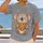 Cute Koala Holding Cookie for Casual Everyday Outings and Cozy Relaxed Weekends All-over Print Unisex T-shirt - 2