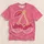 Pink Cherry Pair With Golden Accents For Sweet Everyday Casual Summer Outings All-over Print Unisex T-shirt - 5