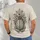 Brain and Wildflower Hand Engraving for Mindful Everyday Style, Gifts for Nature Lovers All-over Print Unisex T-shirt - 4