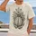 Brain and Wildflower Hand Engraving for Mindful Everyday Style, Gifts for Nature Lovers All-over Print Unisex T-shirt - 2