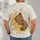 Sleeping Bear on Crescent Moon for Cozy Nights and Dreamy Everyday Wear All-over Print Unisex T-shirt - 4