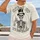 Top Hat Skeleton Cheer Up Humor for Casual Everyday Wear and Gifting All-over Print Unisex T-shirt - 2