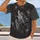 Howling Wolf and Mystical Stars for Outdoor Adventures and Everyday Wear All-over Print Unisex T-shirt - 2