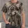 Raccoon Carrying Fish Vintage Market Scene For Outdoor Fans And Nature Lovers All-over Print Unisex T-shirt - 1