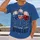 Red Wine And Blue Wine Glasses For Fourth Of July Celebrations And Summer Gatherings All-over Print Unisex T-shirt - 2
