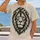 Distressed Black Lion Head Art for Everyday Streetwear and Wildlife Lovers of All Ages All-over Print Unisex T-shirt - 2