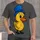 Cute Yellow Duck in Blue Top Hat for Casual Days and Outdoor Adventures for Teens All-over Print Unisex T-shirt - 1