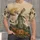 Haunted Windmill And Jack-O'-Lanterns For Autumn Nights And Halloween Gatherings All-over Print Unisex T-shirt - 1