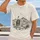 Moonlit Cowboy Riding Horse Beneath Crescent Moon for Outdoor Western Style Fans All-over Print Unisex T-shirt - 2