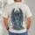 Weeping Stone Angel Etching for Gothic Casual Style and Everyday Wear for Teens and Adults All-over Print Unisex T-shirt - 4