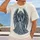 Weeping Stone Angel Etching for Gothic Casual Style and Everyday Wear for Teens and Adults All-over Print Unisex T-shirt - 2