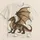Mottled Brown Dragon for Everyday Fantasy Fans, Casual Days and Outdoor Adventures All-over Print Unisex T-shirt - 5