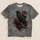 Gothic Raven And Crimson Spider Lilies For Alternative Streetwear And Dark Nature Fans All-over Print Unisex T-shirt - 5