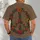 Floral Peace Symbol With Retro Blooms for Festival Days and Everyday Calm All-over Print Unisex T-shirt - 4