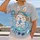 Cute Summer Rabbit Poolside Scene for Vacation Days and Playful Casual Style for Teens All-over Print Unisex T-shirt - 2