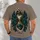 Skeleton Hands and Teal Roses Hourglass for Alternative Everyday Style and Gothic Fans All-over Print Unisex T-shirt - 4