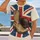 Union Flag Cowboy Boot and Bowler Hat Retro Americana Gift for Western History Fans All-over Print Unisex T-shirt - 2