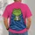 Sleepy Green Frog with Hot Tea for Cozy Relaxed Everyday Style and Nature Lovers All-over Print Unisex T-shirt - 4