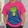 Sleepy Green Frog with Hot Tea for Cozy Relaxed Everyday Style and Nature Lovers All-over Print Unisex T-shirt - 6