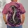 Coiled Cobra With Violet Smoke For Alternative Streetwear And Everyday Style All-over Print Unisex T-shirt - 4