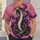 Coiled Cobra With Violet Smoke For Alternative Streetwear And Everyday Style All-over Print Unisex T-shirt - 6