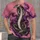 Coiled Cobra With Violet Smoke For Alternative Streetwear And Everyday Style All-over Print Unisex T-shirt - 1