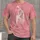 Seated White Figure Rose Pink Art for Everyday Casual Wear and Relaxed Weekends All-over Print Unisex T-shirt - 1